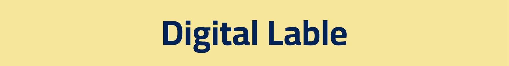 Digital Lable